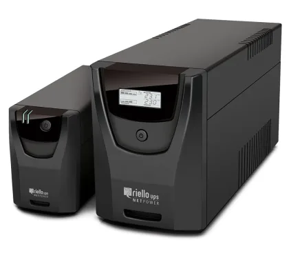 Riello ÷ net power - npw 1000de VA / 600w - 10` line interactive 4 x shucko