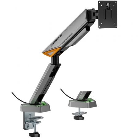 Aisens Soporte de Mesa Gaming para DT49TSRRGB-347/ Giratorio/ Inclinable/ hasta 16kg/ con…