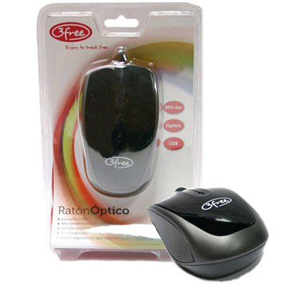 ÷ Mouse 3free mcn301 color negro