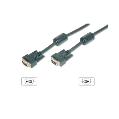 ÷ Cable svga equip 3coax macho - macho 15m con ferritas 118815