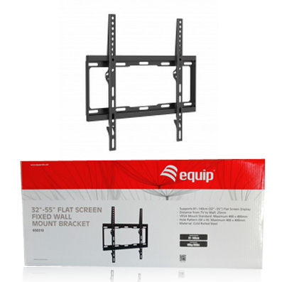 ÷ Soporte de pared fijo equip para pantalla 32\" - 55\" fijo vesa max. 400x400