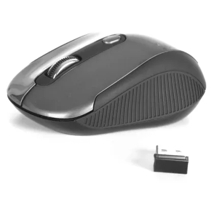 NGS ÷ Mouse wireless haze 800/1600dpi 2.4ghz nano receptor USB color gris / negro