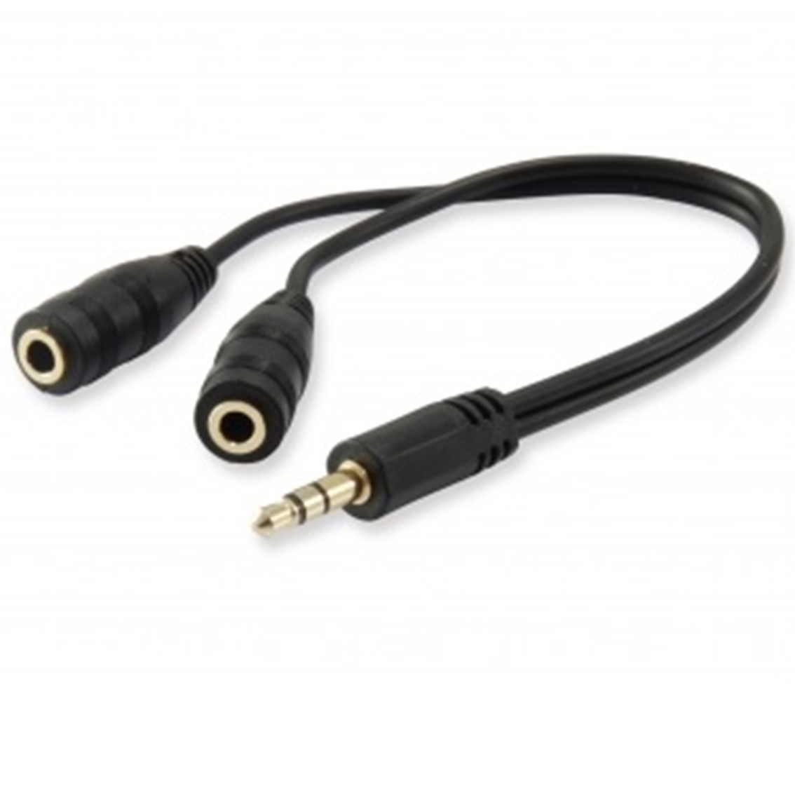 ÷ Cable audio mini jack 3.5mm macho a 2 jack 3.5mm hembra