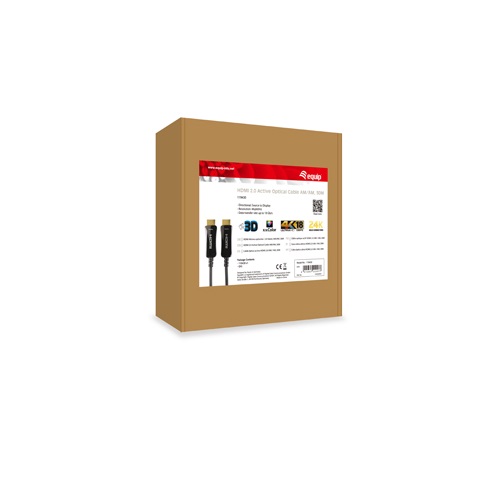÷ Cable hdmi activo optico equip hdmi 2.0 4k 30m