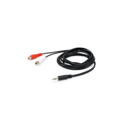 Equip ÷ audio mini jack 3.5mm macho a 2 rca hembra 2.5m