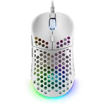 Mars Gamin ÷ Mouse mars gaming RGB mm55w dise?o hive white