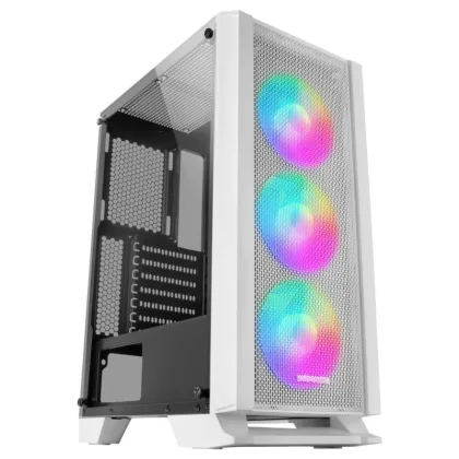 Mars Gamin ÷ Caja atx mars gaming mc-c white