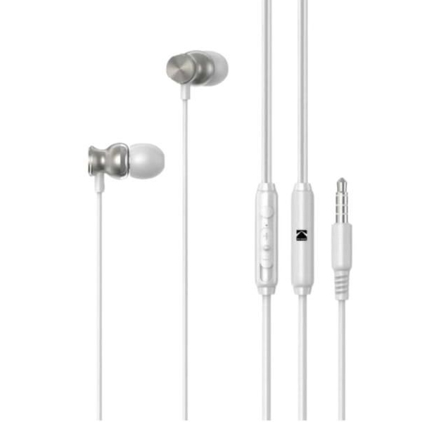 ÷ Auricular intrauditivos kodak 170+ con microfono  silicona plata