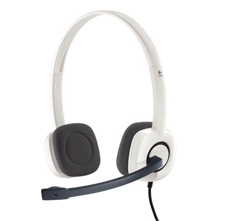 ÷ Headset logitech h150 coconut conexion jack p/n:981-000350