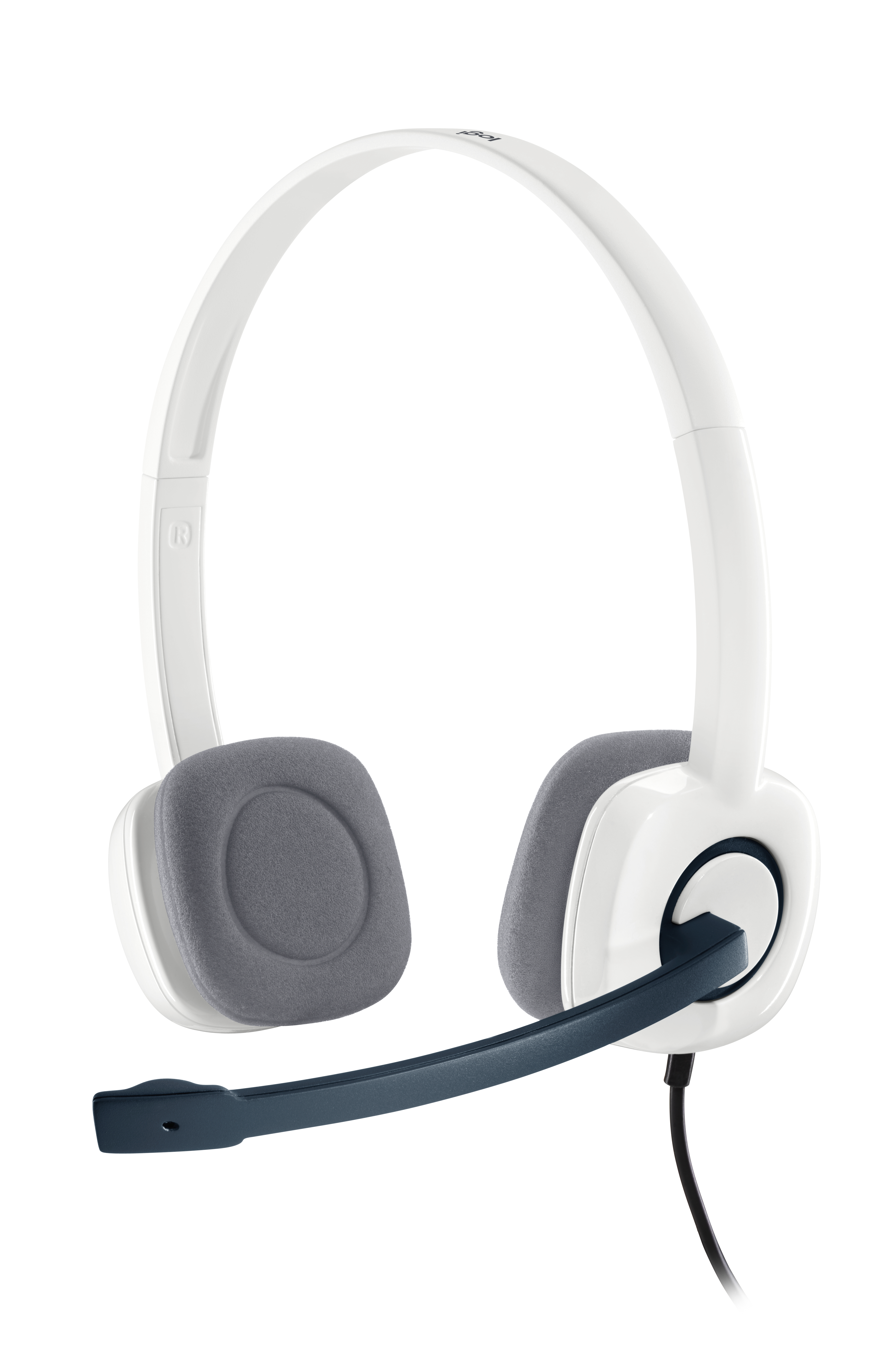 Logitech con microfono headset h150 blanco