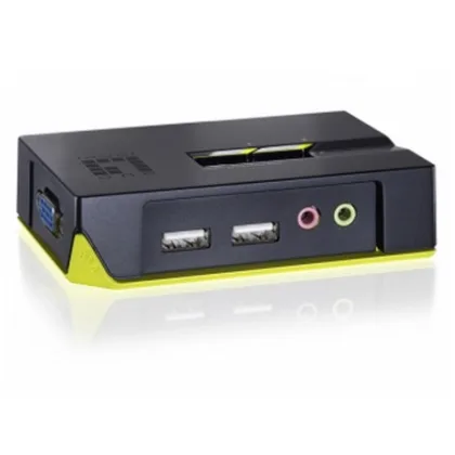 Level One ÷ Conmutador automatico sobremesa v/t/m 1a2 cpus USB con audio cables incluidos