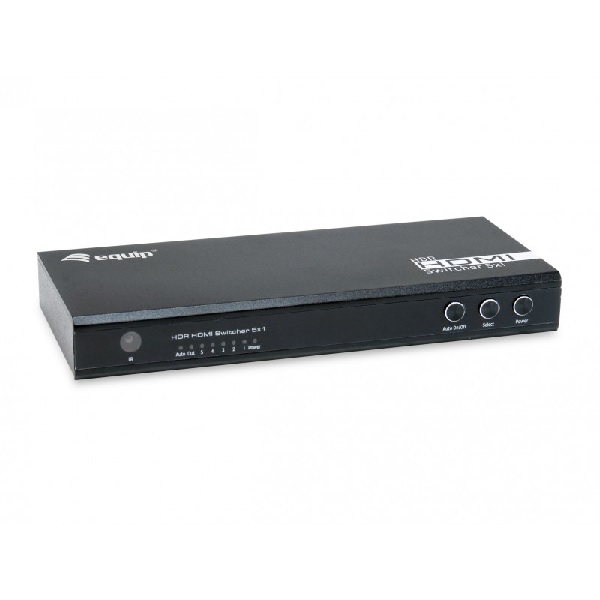 ÷ Switch hdmi 2.0 4k 5x1 alimentacion por usb equip