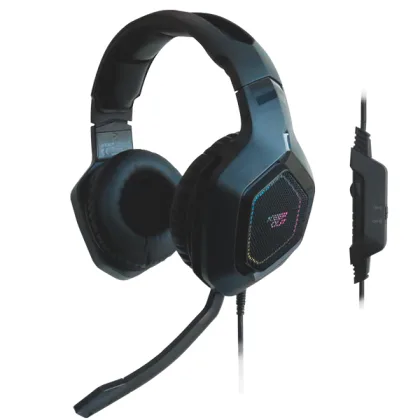 Keepout ÷ Headset gaming hx901 7.1 con altavoces de 50mm USB 2.0 iluminacion RGB microfono…