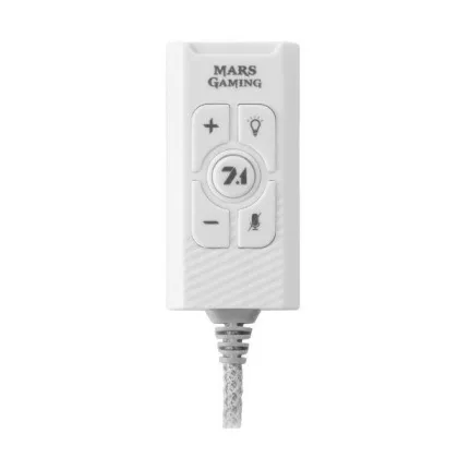 Mars Gamin ÷ Tarjeta de sonido USB 7.1 mars gaming msc2 white
