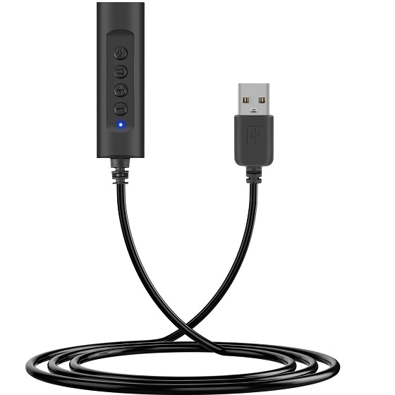 ÷ Adaptador usb equip life a jack 3.5\" hembra a usb con control de volument y mute