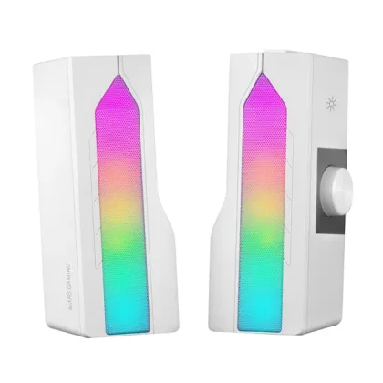 Mars Gamin ÷ Altavoces 2.0 white – Bluetooth