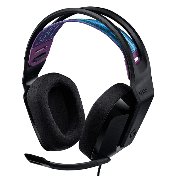 ÷ Headset logitech g335 diadema suspension transductores 40mm jack 3.5mm multiplataforma blanco