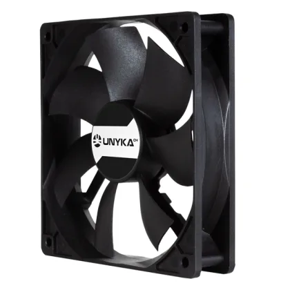Unyka ÷ Ventilador interno 120mm doble bola connector 4 pines con control de temperatura