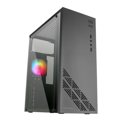 Mars Gamin ÷ Caja atx mars gaming mc100 black