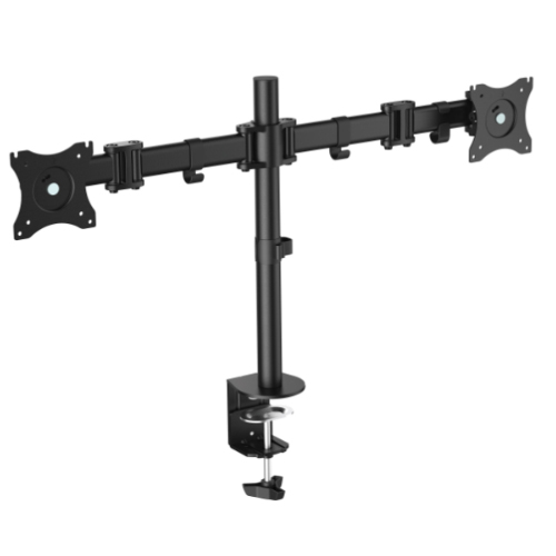 ÷ Soporte de mesa equip 650115 para 2 pantallas 13\"-27\" de brazo inclinable y giratorio 360? max. vesa