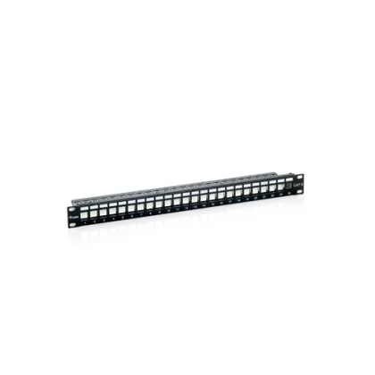 Equip ÷ Patch panel vacio cat.6 24 puertos keystone 1u
