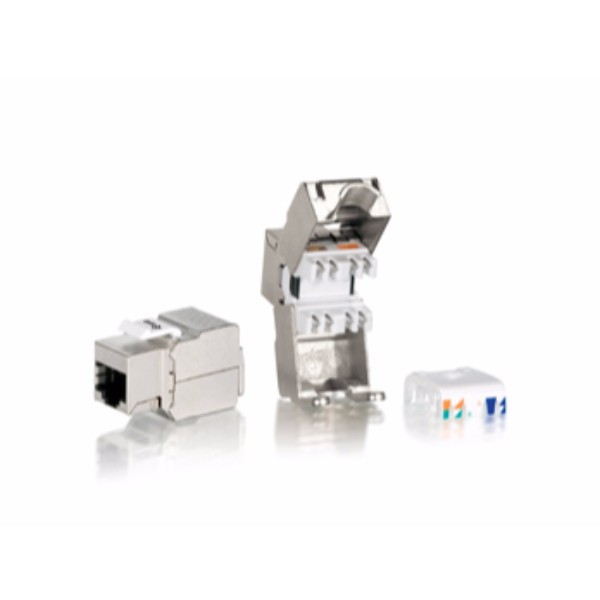÷ Kit 8 uds conector hembra rj45 ftp cat6 panel keystone tool free
