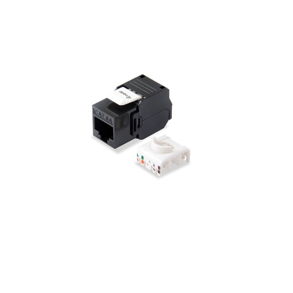 ÷ Kit 8 uds conector hembra rj45 utp cat6a panel keystone tool free ref- 769226