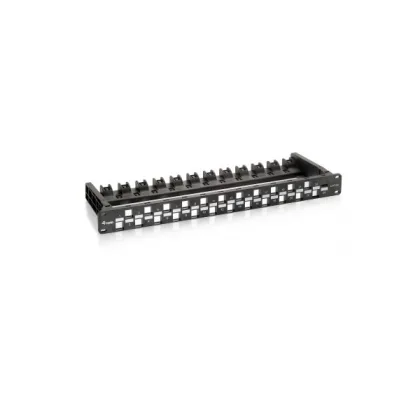 Equip ÷ Patch panel vacio cat.6a 24 puertos keystone 1u