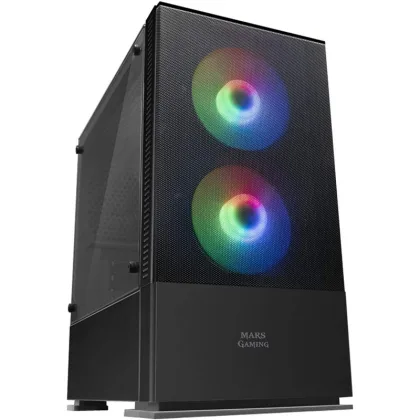 Mars Gamin ÷ Caja microatx gaming mars gaming mcz black