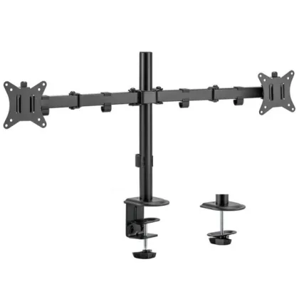 Equip ÷ Soporte de mesa 650157 para 2 pantallas 17\"-32\" de brazo inclinable y giratorio…