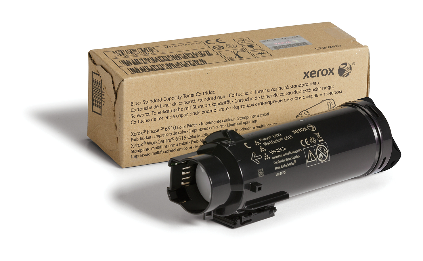 ÷ Tóner original xerox 106r03476 negro 2.500 páginas