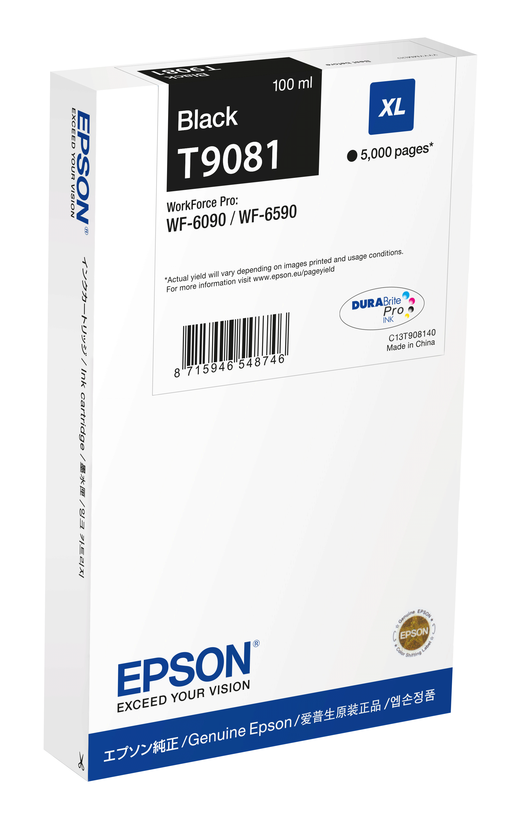 Epson WF-6590DWF/WF-6090DW Cartucho Negro