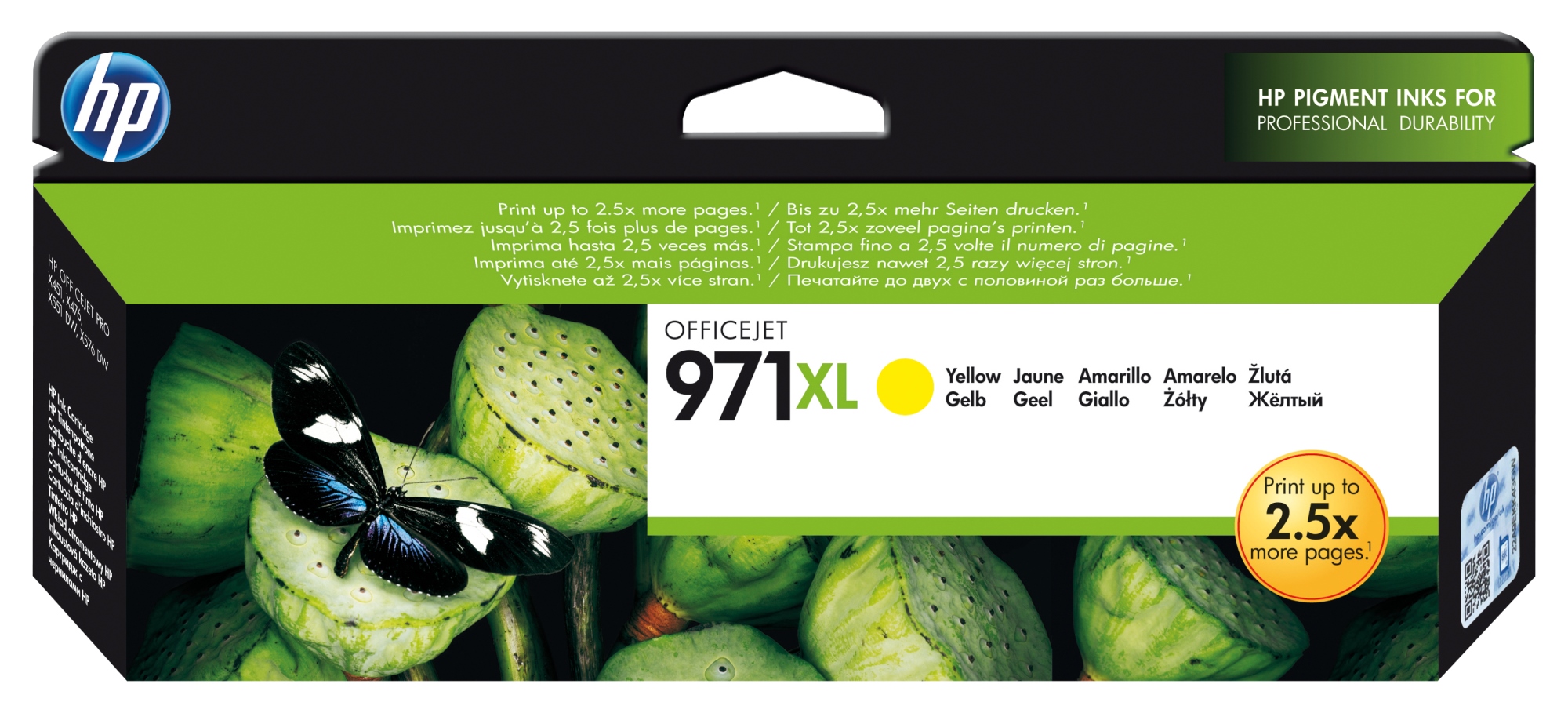 ÷ Tinta original hp n971xl amarillo cn628ae 83ml