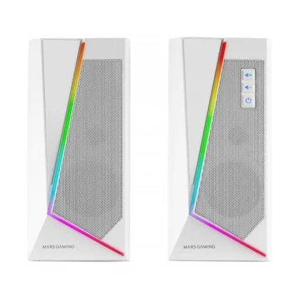 Mars Gamin ÷ Altavoces 2.0 white – Bluetooth