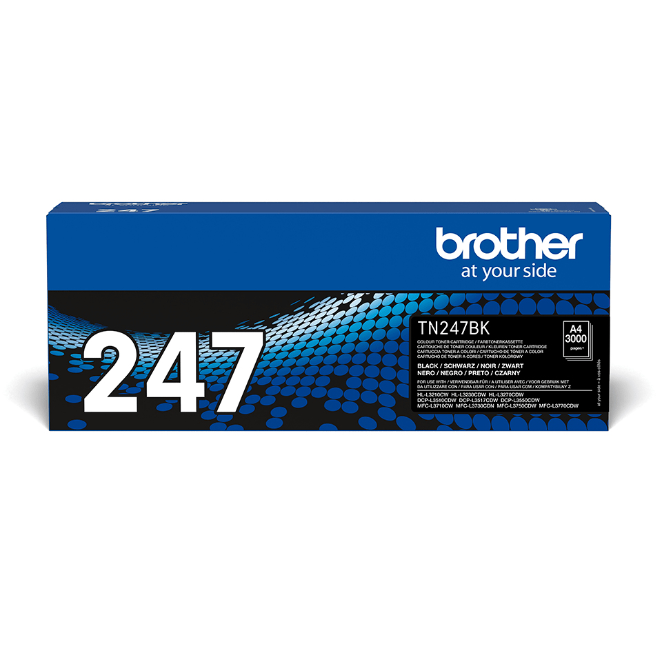 ÷ Tóner original brother tn247bk negro 3.000 páginas