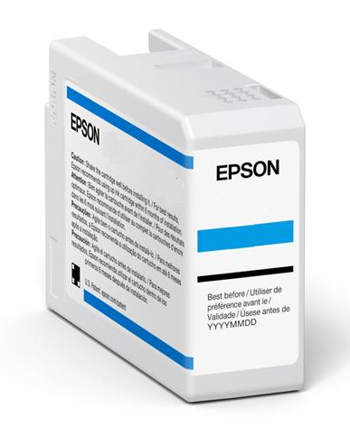 ÷ Tinta original epson t47a5 cian claro c13t47a500 50ml