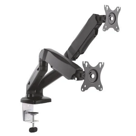 Aisens Soporte de Mesa con Contrapeso para 2 Monitores DT27TSR-045/ Giratorio/ Inclinable/…