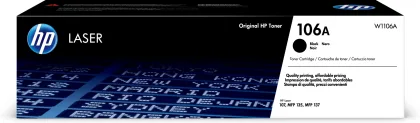 HP ÷ Tóner original w1106a 106a negro