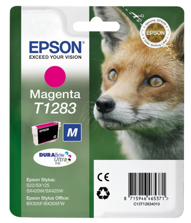 ÷ Tinta original epson t1283 magenta c13t12834020 3.5ml