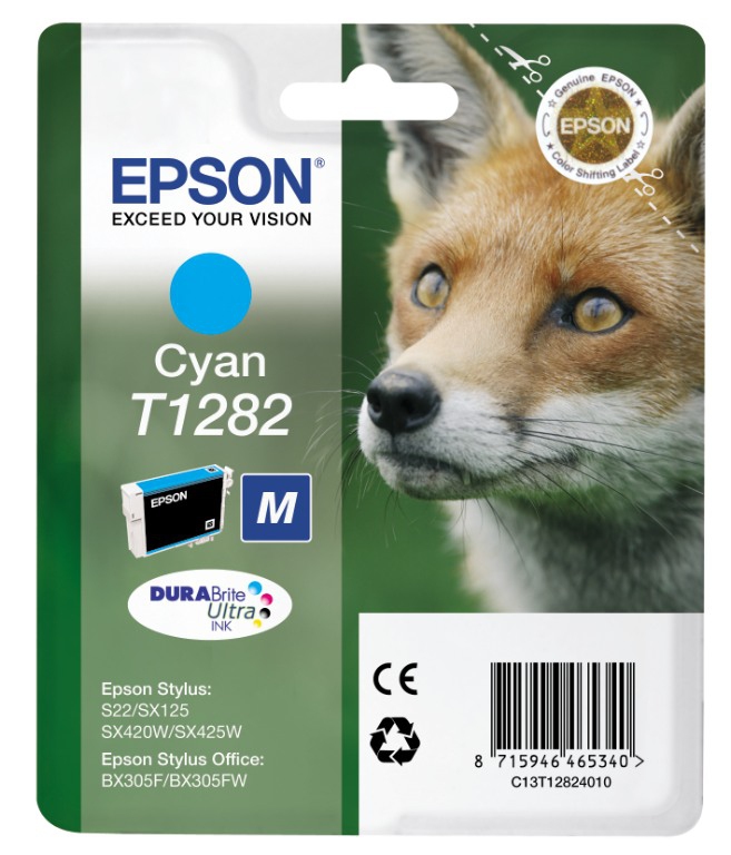 ÷ Tinta original epson t1282 cian c13t12824020 3.5ml