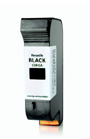 ÷ Tinta original hp c8842a negro 40ml
